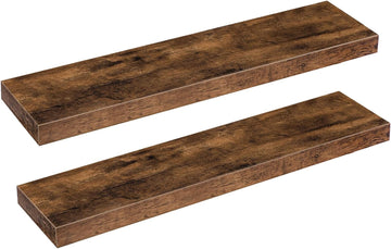 Floating Shelves for Wall, Wall Mounted Shelf Set of 2, 31.5" Hanging Shelf with Invisible Brackets, for Wall Storage
