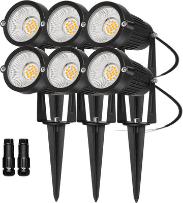 Low Voltage Landscape Lights Outdoor: 7W 700LM LED Landscape Lighting with Connectors for Tree Garden Yard Pathway |