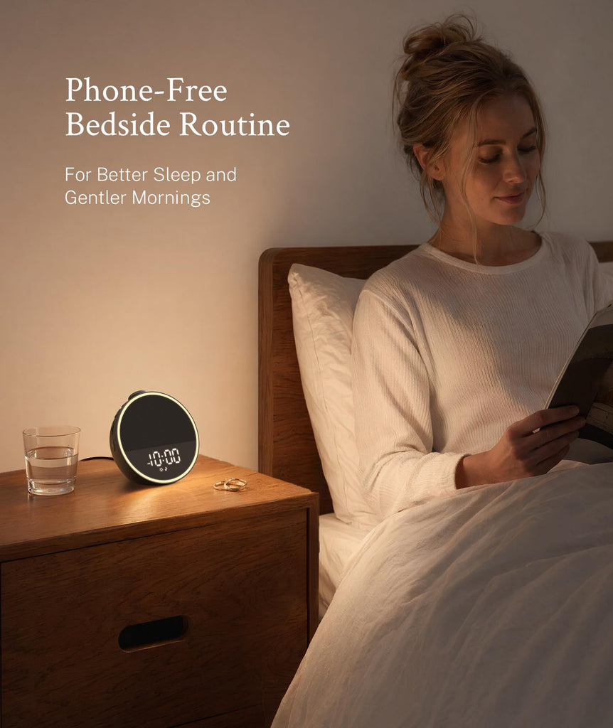 Sound Machine for Sleep, Alarm Clock, Night Light, Sleep Routine