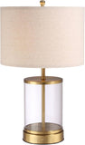 O’Bright Luma - Battery Powered Table Lamp, Cordless Glass Bedside Lamp with Rechargeable Battery