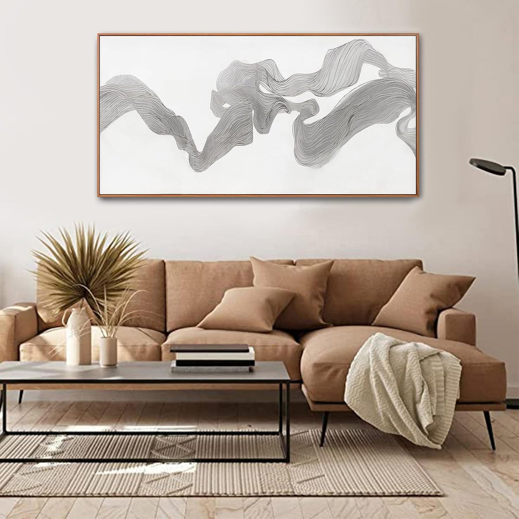 Abstract Canvas Wall Art Abstract Mist Texture Art With White Background Artwork Canvas Prints Canvas Picture