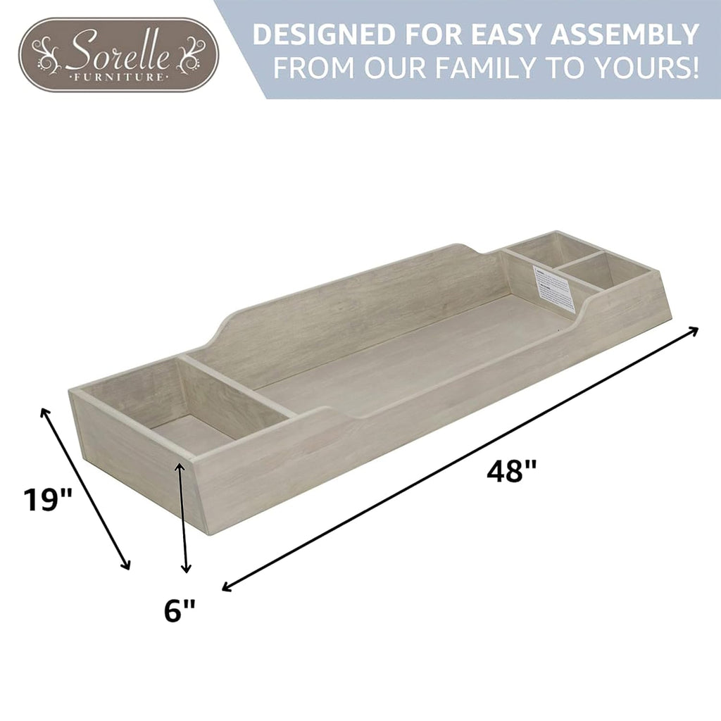 Changing Table Topper for Dresser, Dressing and Diaper Changing Solution for Baby Dresser, Nursery Furniture-Heritage