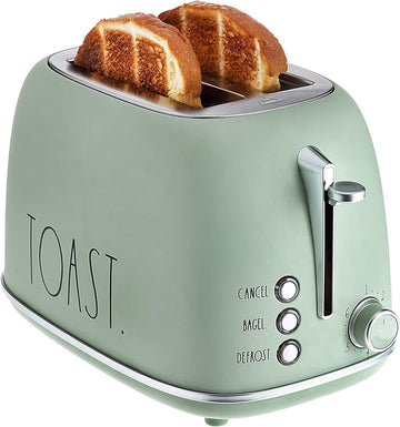 Retro Rounded Bread Toaster, 2 Slice Stainless Steel Toaster with Removable Crumb Tray, Wide Slot with 6 Browning