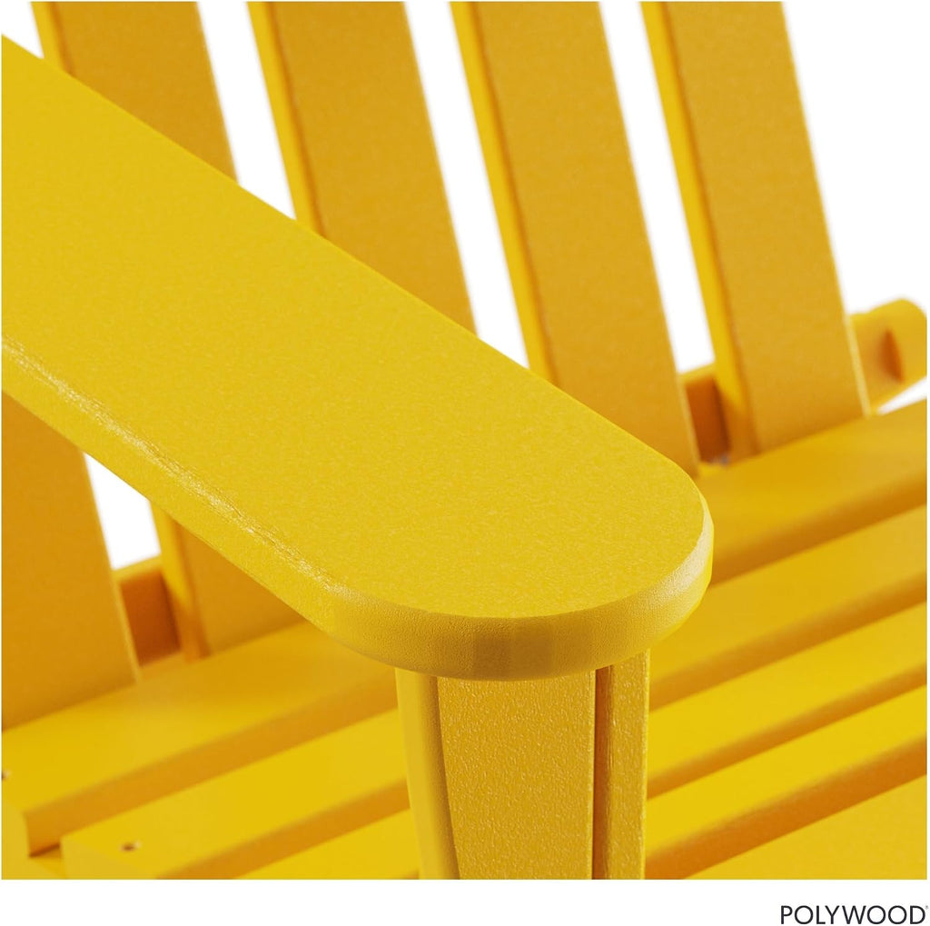 AD5030LE Classic Folding Adirondack Chair, Lemon