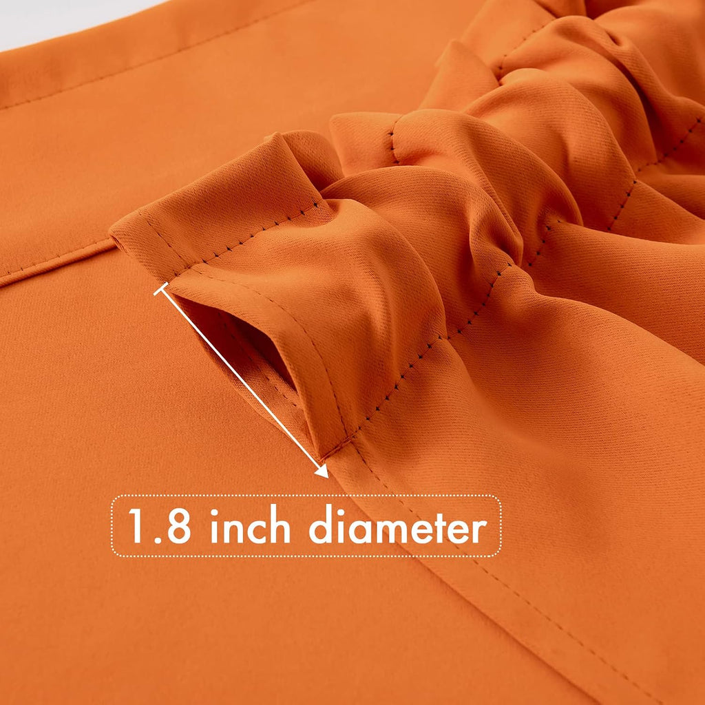 Fall Window Valance for Bedroom Living Room Kitchen Bathroom Energy Efficient Rod Pocket Curtain Valance