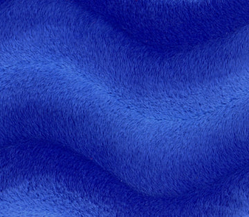 Velboa Fabric Faux Fake Wave Fur Royal Blue / 60" Wide/Sold by the Yard