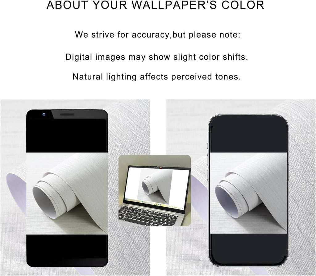 Grasscloth Textured Wallpaper Peel and Stick 24inX393in Fabric Wall Paper Upgraded Peel and Stick Vinyl Contact Paper