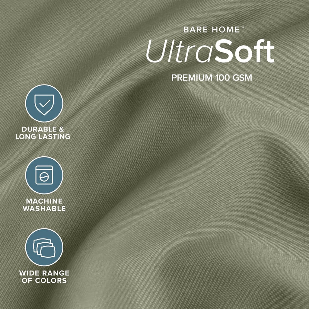 Queen Sheet Set - 1800 Ultra-Soft (Queen, Sage)