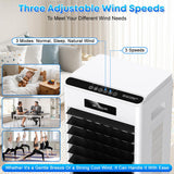 Portable Air Conditioners, 3-in-1 AC Cooling Fan 3 modes 3-Speed with Remote Control & 4 Ice Boxes