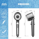 Filtered Shower Head with Handheld, High Pressure Water Flow and Multiple Spray Modes Shower Head with Filter
