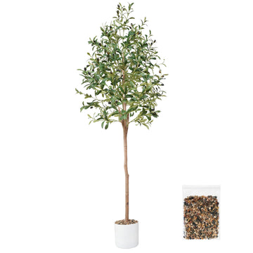 Olive Tree Artificial Indoor 6FT Faux Olive Tree