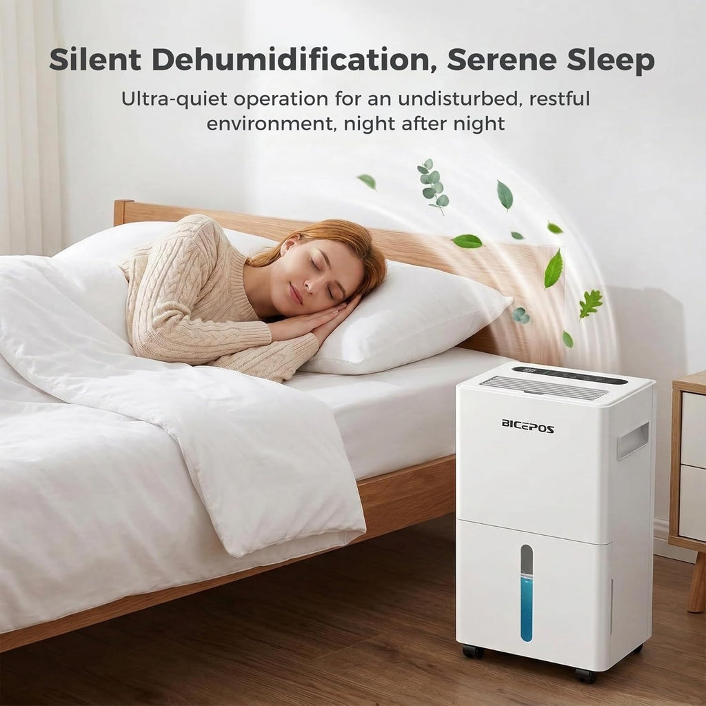 1500 Sq.Ft Dehumidifiers for Home, 21 Pints Dehumidifier for Basement, Bathroom, Bedroom, Large Room, 3 Modes
