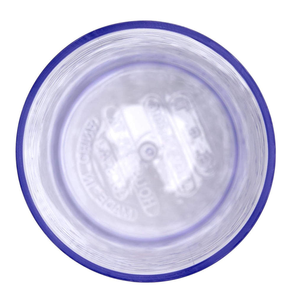 G.E.T. 3316-CL-EC Heavy-Duty Shatterproof Plastic Pebbled Tumbler, 16 Ounce, Clear (Set of 4)