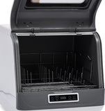Dishwasher, 1200W Countertop Dishwasher with 3 Washing Programs Dishwasher with 360 Degree Spraying Water 75°C Air Dry