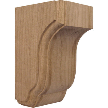 Capistrano Mission Wood Corbels, 2 1/2"W x 2 3/4"D x 4 1/2"H, Rubberwood
