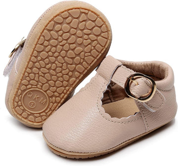 Baby Girls Shoes Infant Mary Jane Flats Non Slip Moccasins