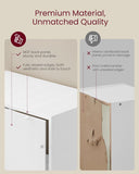 Bookshelf, Bookcase, Cube Shelf with 8 Compartments, 9.4 x 25.8 x 51 Inches, Storage Shelf