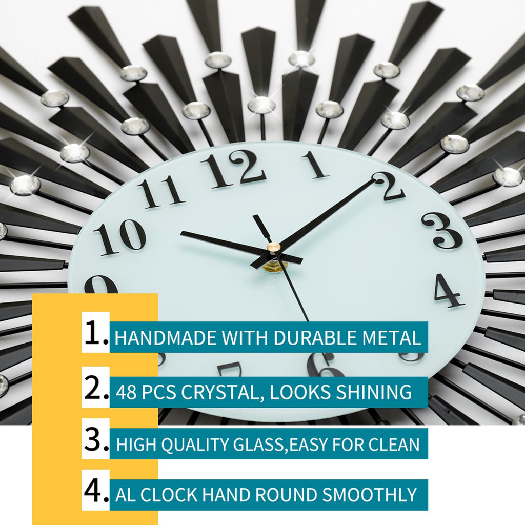 Large Wall Clocks Decor Modern Big Silent Wall Clock