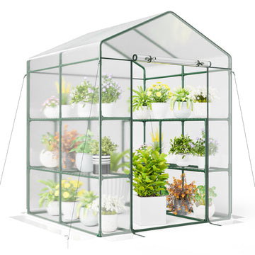 Greenhouses for Outdoors, Portable Greenhouse with PE Cover
