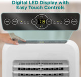Small Air Conditioner Portable 12,000 BTU with Built-in Dehumidifier - Portable AC Unit for Rooms up to 550 sq ft