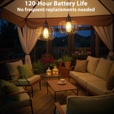 Battery Operated Hanging Outdoor Chandelier, Battery Operate - Image 6