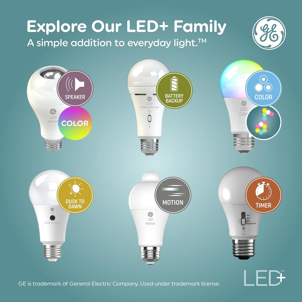 LED+ Color Changing PAR38 Outdoor LED Light Bulbs with Remote, 15 Watts, Outdoor Rated Floodlight (3 Pack)