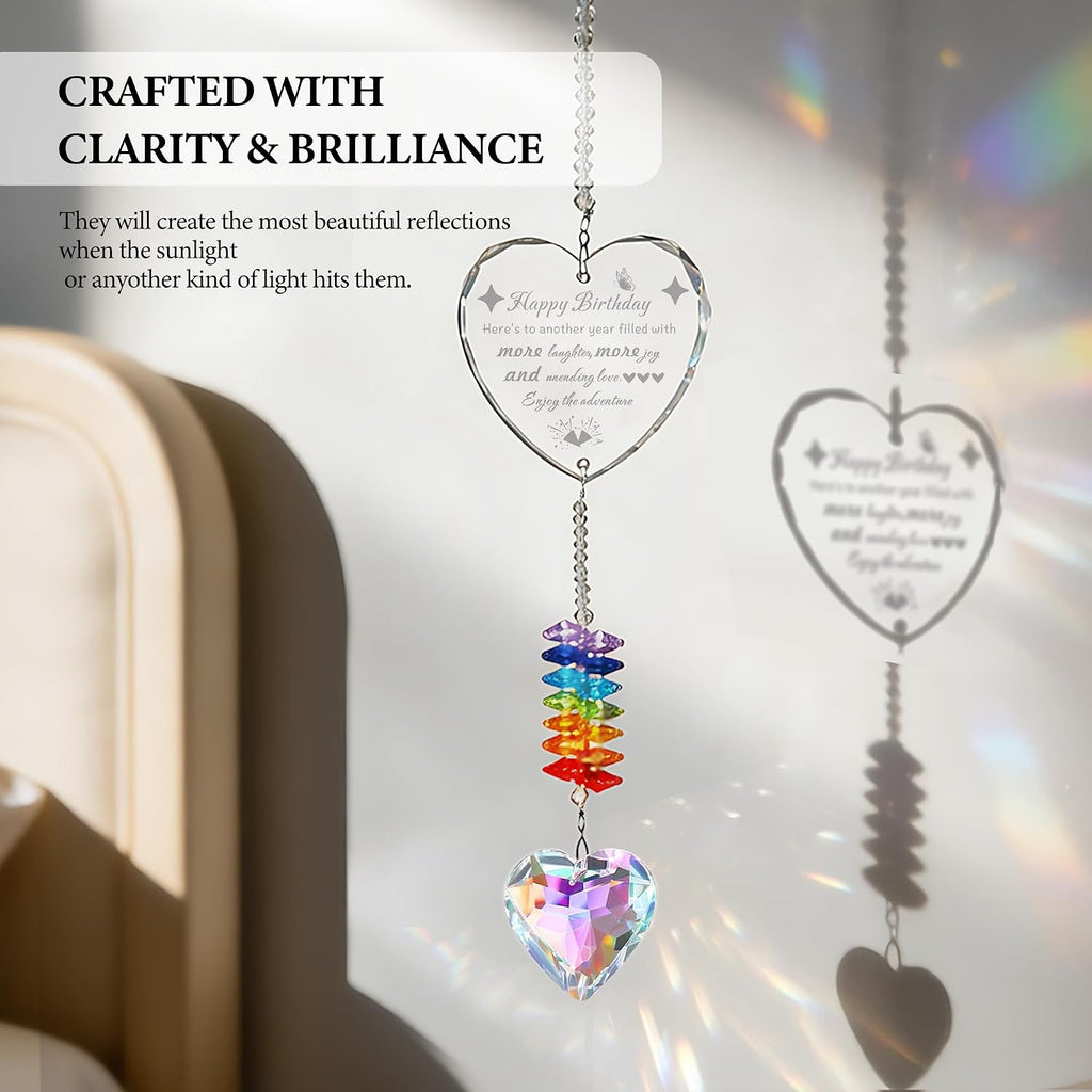 Crystal Suncatcher Birthday Gifts for Women Daughter Girlfriend Mom Her Girl Friend Sister Nurse Doctor Teacher