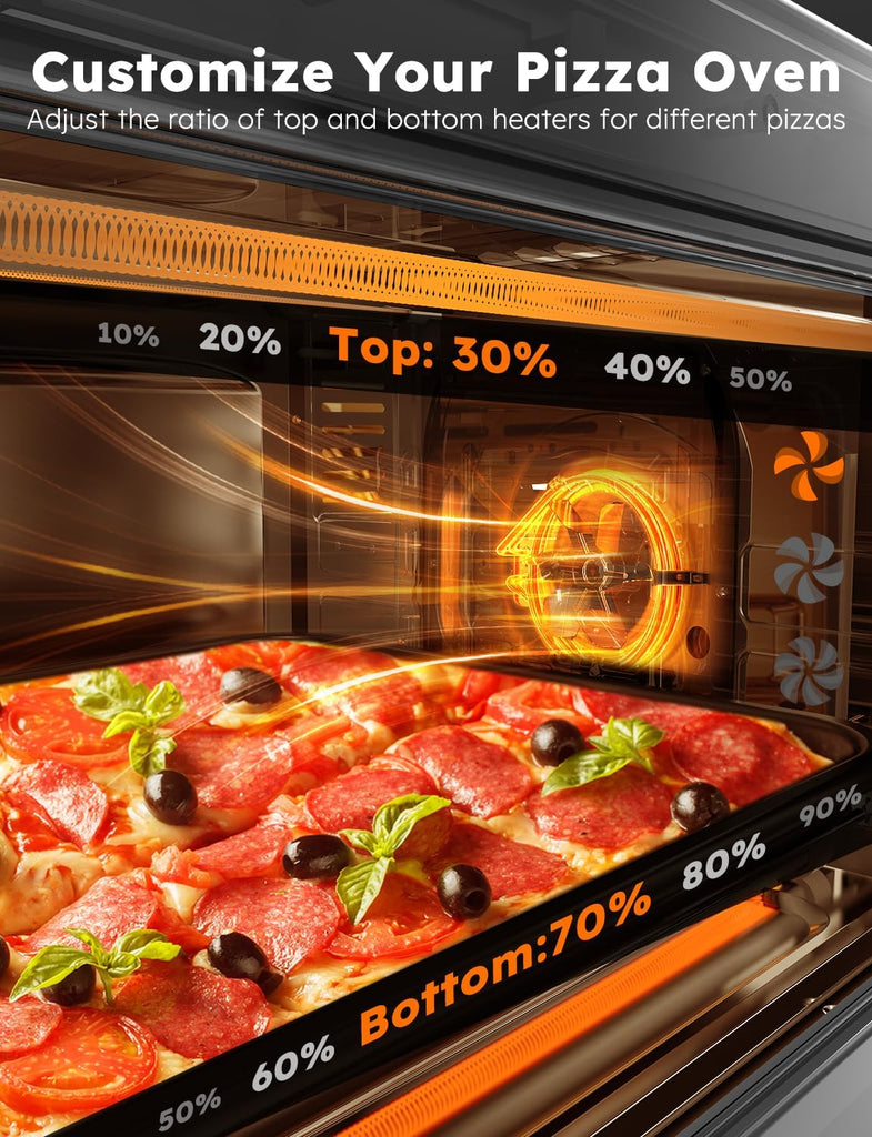 Bravo XL Pro Air Fryer Toaster Oven with Grill Combo, 2025 New Ultra-Fast Convection System, 35% Crispier, 2X More