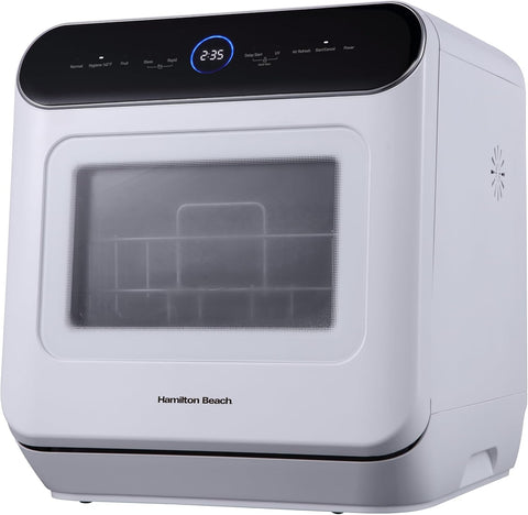 Portable Countertop Dishwasher No Hookup Unit with 6-Liter Water Bank for, Apartment, or RV