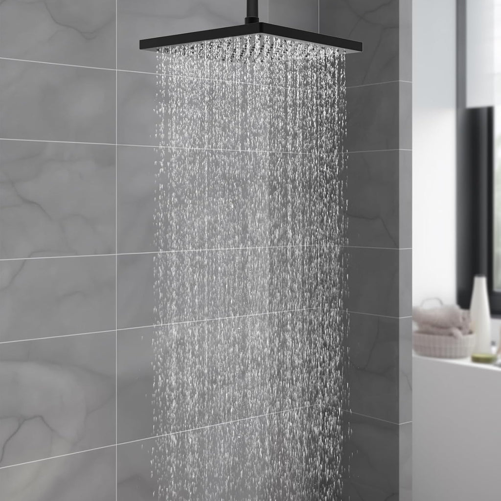 CUCPC Certified Metal Rain Shower Head, 12'' High Pressure Shower Heads