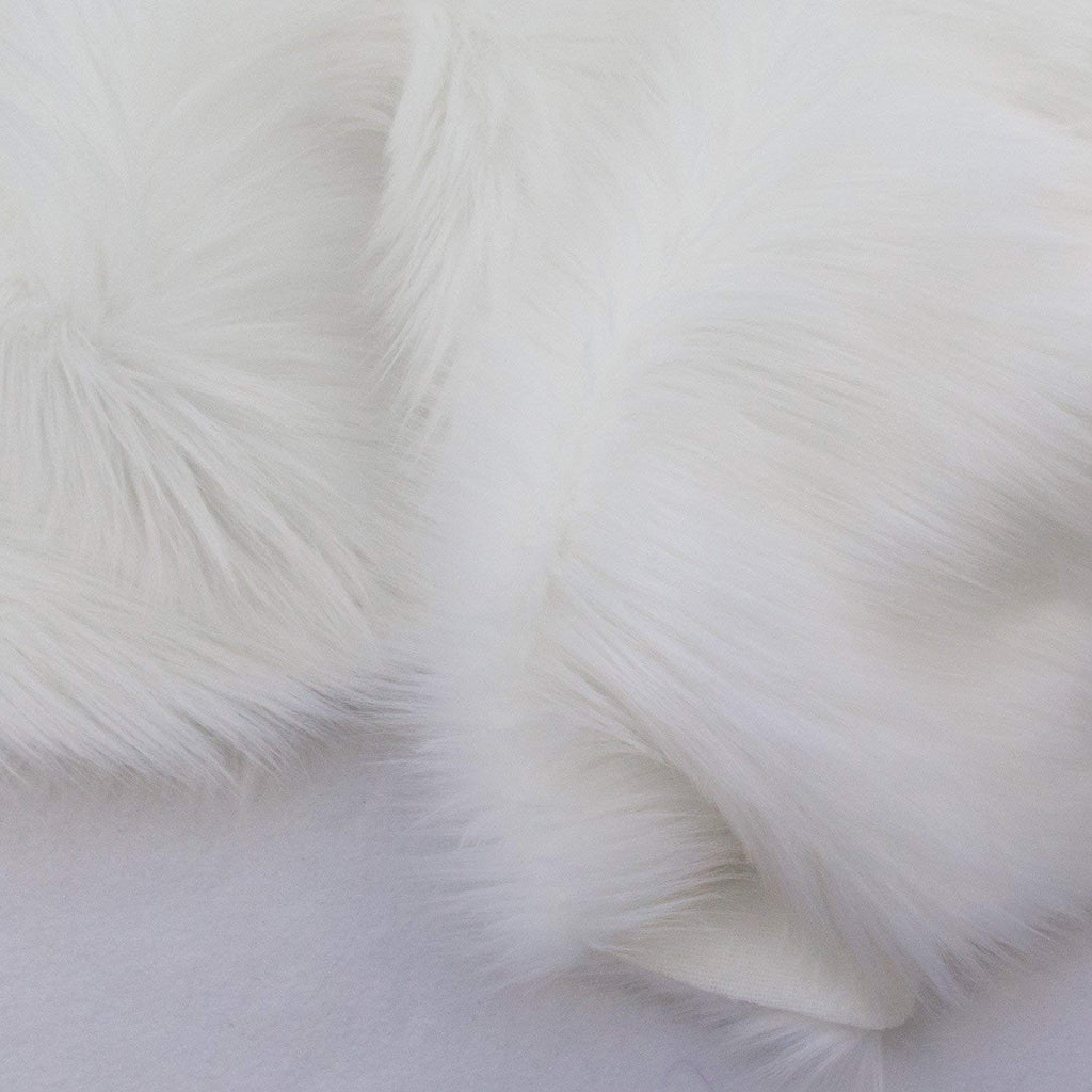 LONGFUR-White-BTY, 60 inches