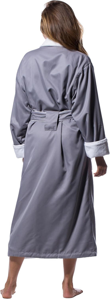 Robes for Women - Luxury Plush Lined Bathrobe, 100% Polyester Microterry & Microfiber, Cozy & Elegant Womens Robe