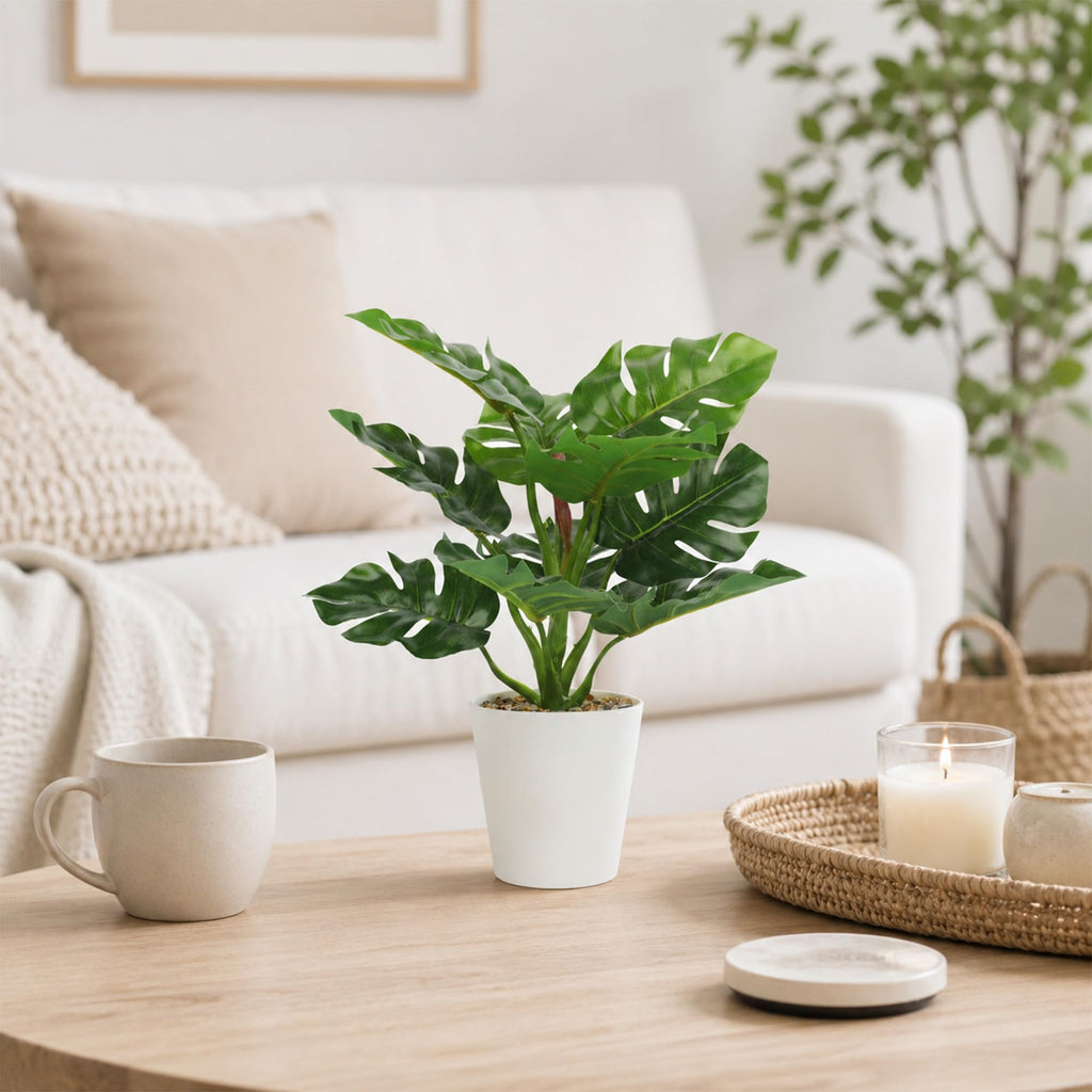 3 Pack Small Artificial Potted Plants Decor