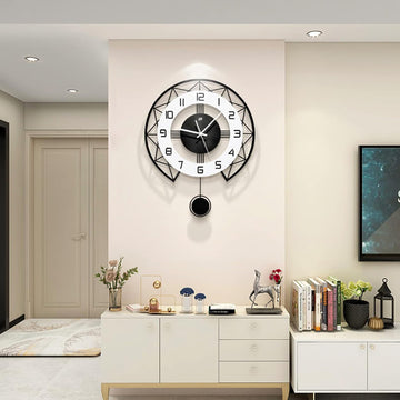 Large Wall Clock Decor Modern Silent Pendulum Wall Clock House Kitchen Bedroom Decorative Big Wall Clock Non Ticking