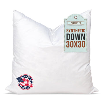 Synthetic Down Pillow Insert 30x30 in - Karate Chop Pillow