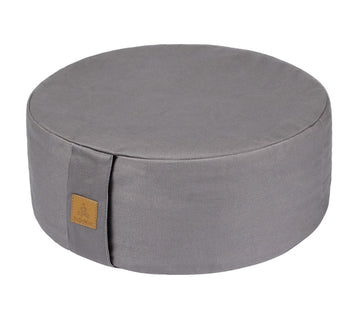 Zafu Buckwheat Meditation Cushion, D=13"/16" H=5.5", Round zabuton Meditation Pillow, Large Yoga Bolster Kneeling Pillow