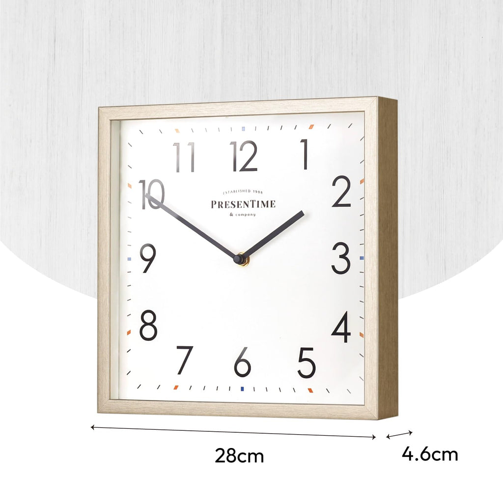 11" Retro Square Clock