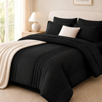 Twin XL Comforter Set, Ultra-Soft Bed in a Bag Twin XL Size 5 Pieces, Dorm Room Essentials for Boys, Bedding Set with - Set of 5