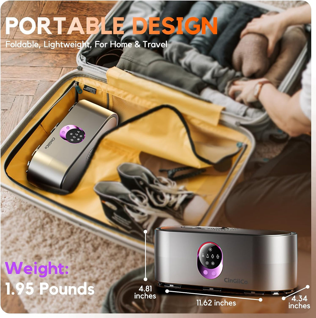 Portable Clothes Dryer, Clothes Dryer Hold 12 Items Up, With Time Setting、Remote Control, Portable Dryers For Laundry