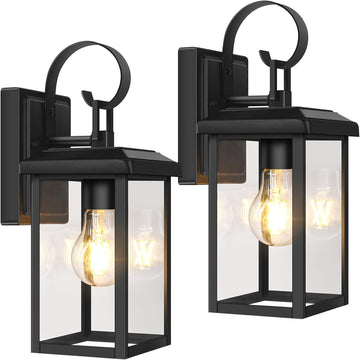 2-Pack Outdoor Wall Light Fixtures, Exterior Lighting Fixtures Wall Mount