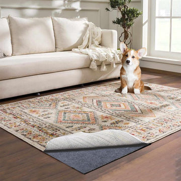 Waterproof Rug Pad, 2x8 ft Area Rug Non-Slip Carpet Pad, Non-Slip Rug Pads for All Floors and Finishes, Felt Pad