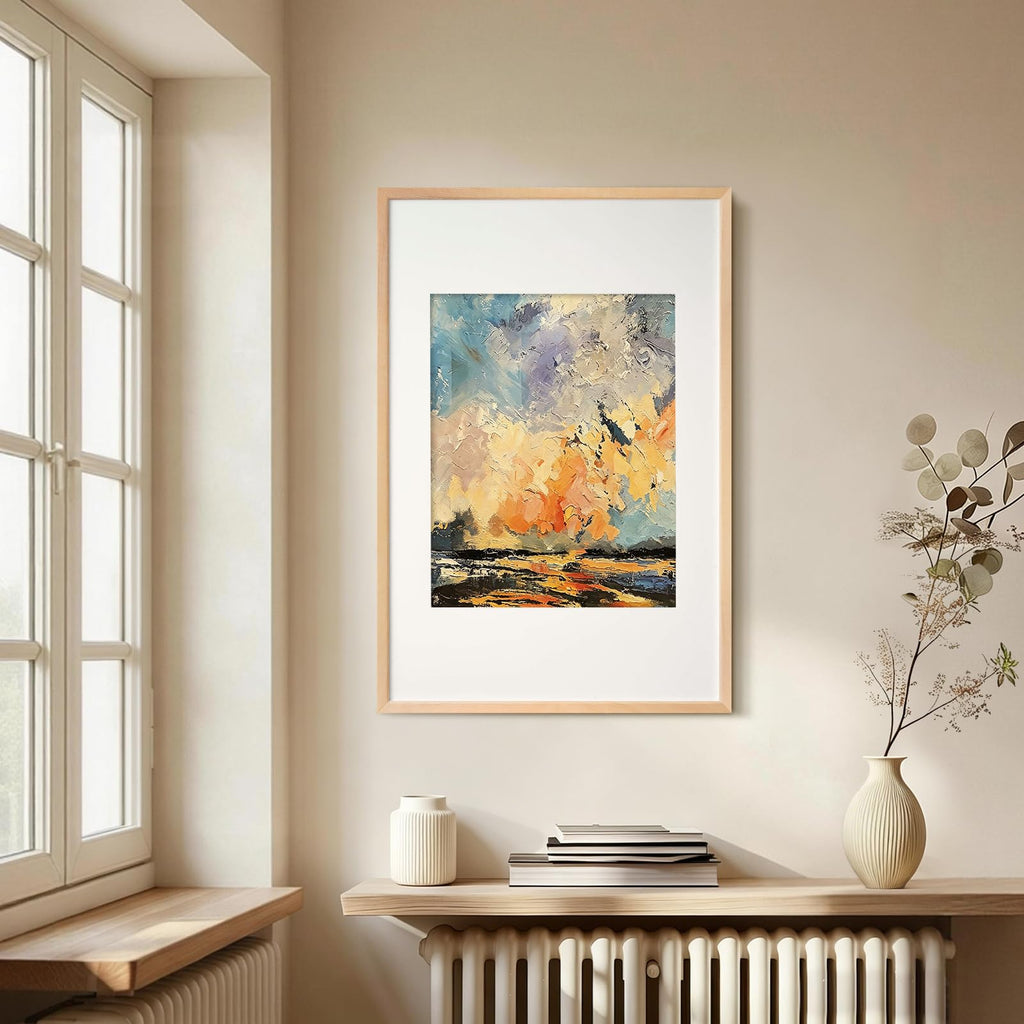 24x36 Picture Frame Natural - Solid Wood Frames with Acrylic Plexiglass for Pictures 18x24 with Mat or 24x36 without