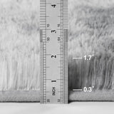 5x8 Fluffy Shag Area Rug, Ultra Soft Plush Tie-Dye Carpet for Living Room Bedroom Light Grey