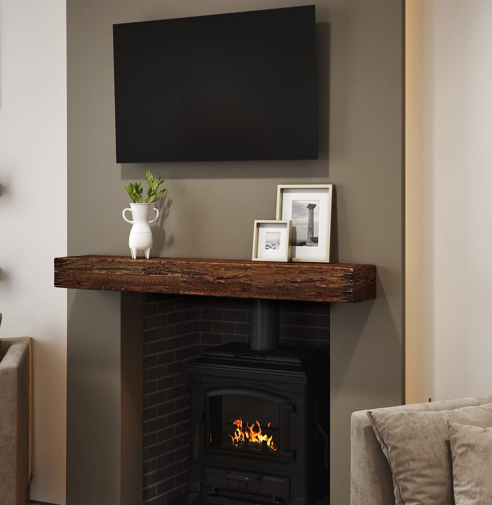 Fireplace Mantel Wall Shelf Beam 60"