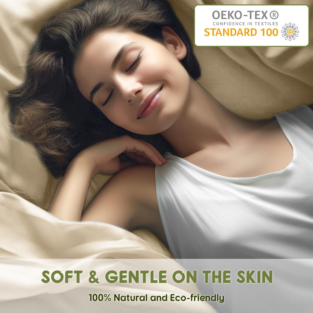 100% Egyptian Cotton Sheets King Size, 600 Thread Count