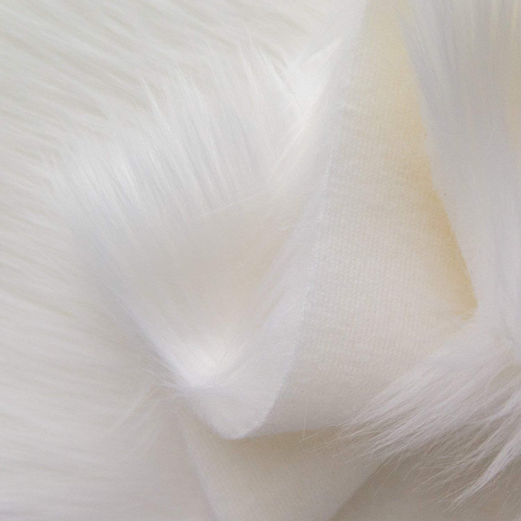 LONGFUR-White-BTY, 60 inches