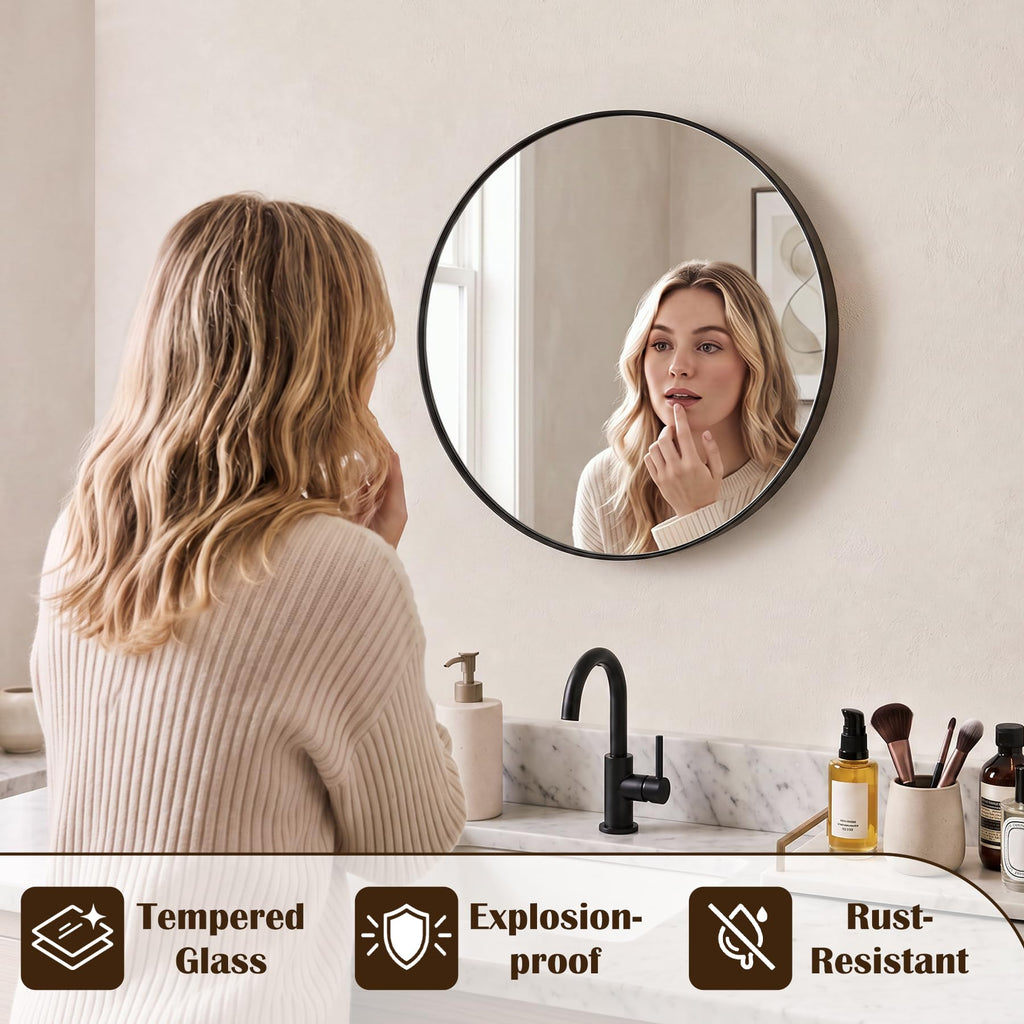 20 Inch Round Medicine Cabinet Mirror