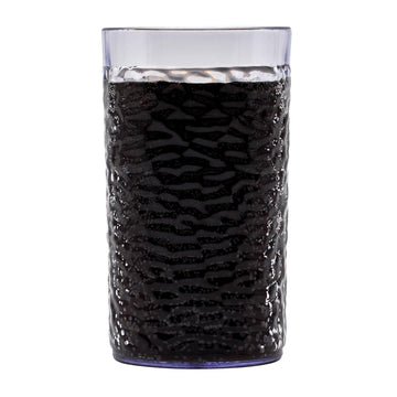 G.E.T. 3316-CL-EC Heavy-Duty Shatterproof Plastic Pebbled Tumbler, 16 Ounce, Clear (Set of 4)