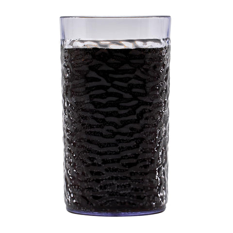 G.E.T. 3316-CL-EC Heavy-Duty Shatterproof Plastic Pebbled Tumbler, 16 Ounce, Clear (Set of 4)
