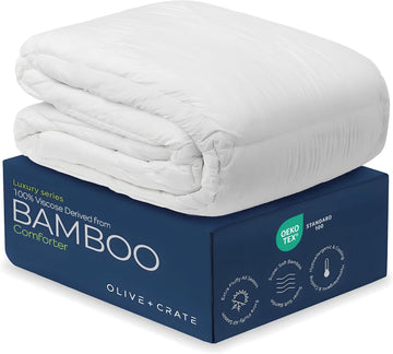 Bamboo Comforter - Queen Duvet Insert, 88"x90"